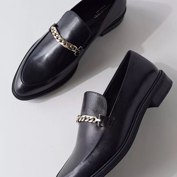 vagabond shoemakers frances buckled chain loafer - women's size 8/38 - Picture 4 of 8